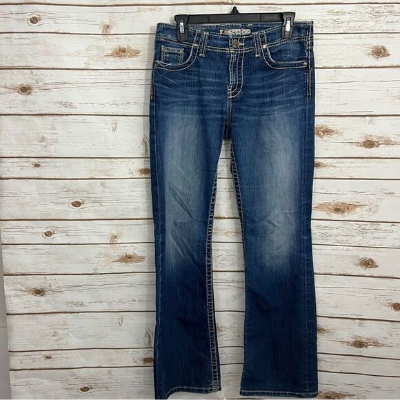 BKE Denim - BKE Bootcut Wendi Y2K Stitched Denim Jeans